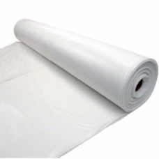 UV Resistant 6 mil White Construction Plastic Sheeting - Choose Your Size